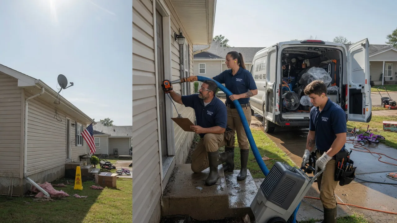 Ceiling Water Damage Restoration in Macksburg, IA near me